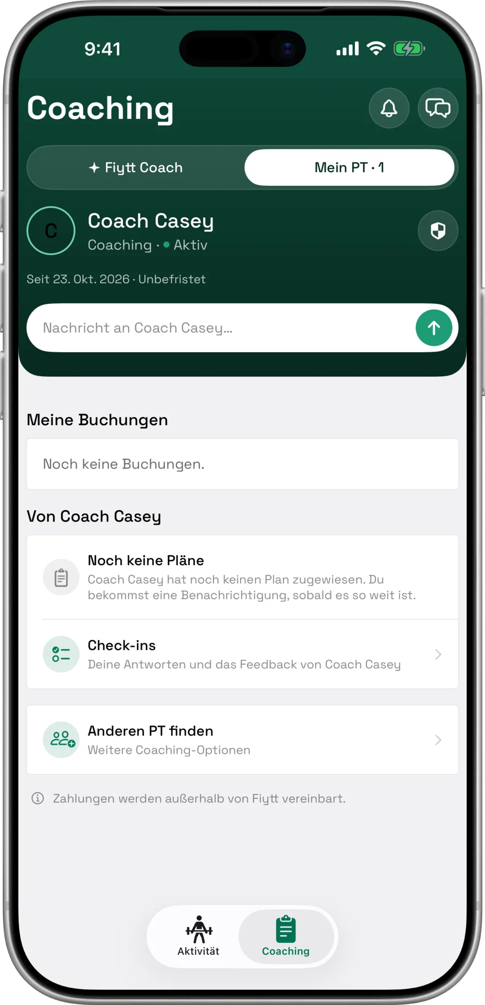 Einzelcoaching