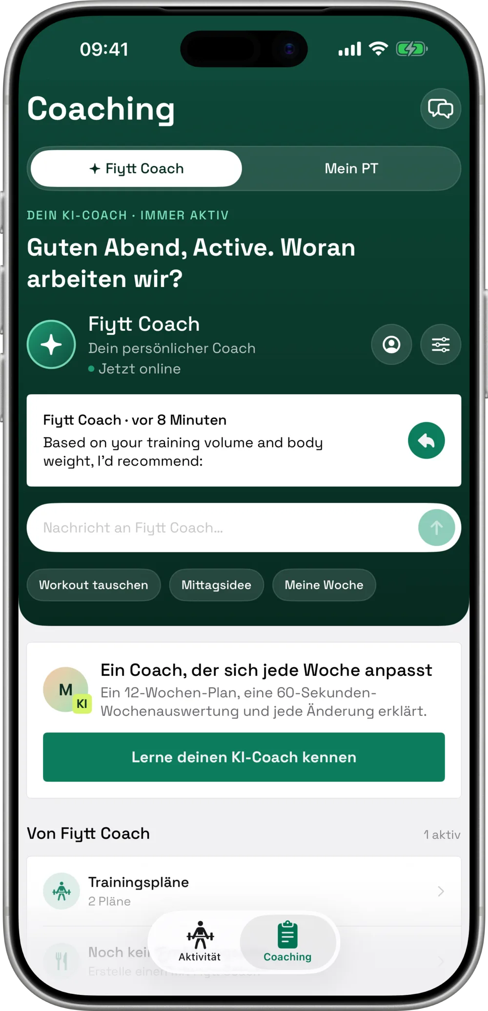 Fertige Trainingspläne